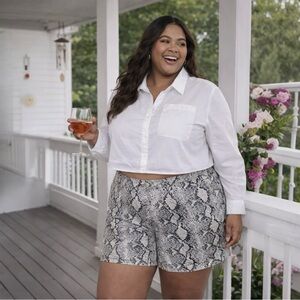 Torrid Snake Shorts Set 3X